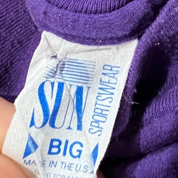 Vintage 80s Father's Day Single Stitch 1980s Best Dad Crewneck Tshirt - Picture 5 of 5